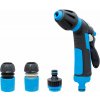 AQUACRAFT Sada zavlažovacia AQUACRAFT® 740531, Comfort, záhradná, na hadicu, pištoľ 2x vzor, STOP spojka 1/2