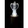LED anjel na hrob 16 cm