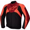 Textilná bunda Alpinestars T-Jaws v4 WP čierna/červená fluo S