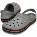 Pánske žabky a šľapky Crocs Crocband Light Grey Navy