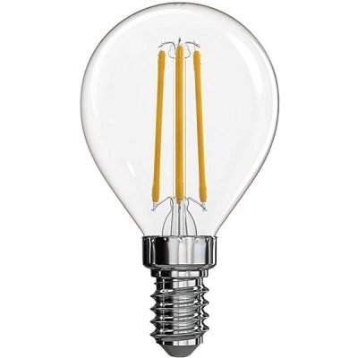 Emos LED žiarovka Filament Mini Globe 3,4 W E14 neutrálna biela