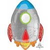 Fóliový balónik Vesmír - Raketa 53 x 73 cm