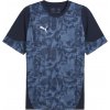 Pánsky dres Puma, TEAMCUP TRAINING JERSEY modrá,tmavo modrá,biela S