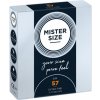 Kondómy Mister Size 3 ks 57 mm, kondómy s nominálnou šírkou 47–69 mm