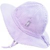 Jan & Jul DETSKÝ UV KLOBÚK FLOPPY HAT JAN&JUL - PURPLE STRIPES Veľkosť: M