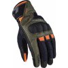 LS2 Helmets LS2 AIR RAPTOR MAN GLOVES GREEN BLUE H-V ORANGE - L