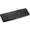 Canyon KB-1 SK/CZ CNE-CKEY01-CS - Klávesnica čierna, odolná proti poliatiu