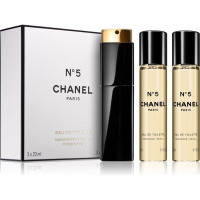 Chanel No 5 Eau Premiere EDT plniteľný 20 ml + EDT náplň 2 x 20 ml darčeková sada