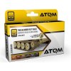AMMO by MIG Jimenez ATOM Tyres and Rubber Rusty Tracks Set 6x20ml