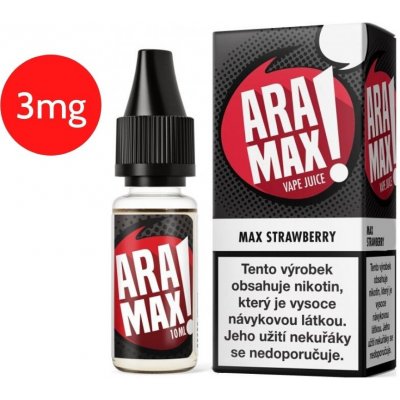 Aramax Max Strawberry 10 ml 3 mg