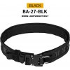 Wosport Lehký střelecký opasek BISON s Molle vazbou - černý