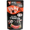 LUCKY LOU SuperMono pre Mačky Adult - Hovädzie - 125 g