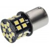 BAY15D, 30 SMD 5050 LED, 6V - Biela, obrátená polarita