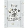 CEBA BABY Podložka přebalovací s pevnou deskou COMFORT (50x70) Disney Minnie & Mickey Grey (TH-203-127-666)