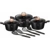 BERLINGERHAUS BERLINGERHAUS Sada hrncov s mramorovým povrchom 10 ks Black Rose Collection BH-6154 (BH-6154)