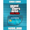 Grand Theft Auto Online (GTA5) - Tiger Shark Cash Card 200,000$, digitální distribuce