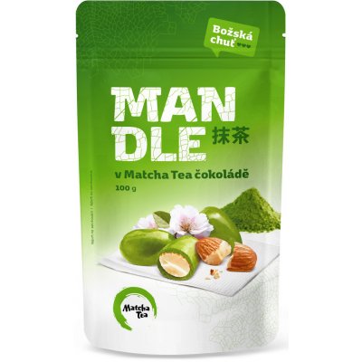 Matcha tea Mandle v matcha čokoláde 100 g