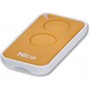 Nice INTI2Y vysielač ERA INTI 2-kanálový žltý, 433,92 MHz, plávajúci kód, 56x30x9,5mm