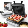 Vaflovač 2 VEĽKÉ VAFLE XXL 1800W VÝKONNÝ Mesko MS3091 biely