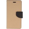 Púzdro knižkové diárové FANCY pre NOKIA 7.1 (2018) - zlato čierne