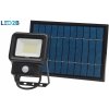 KOBI Solárny LED reflektor s detektorom pohybu, 20W, 6500K