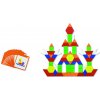 Viga Magnetické geometrické puzzle 102 dielikov