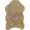 Lorena Canals, Vlnený koberec Woolly - Sheep Beige, 75x110 tvar kožušiny, béžová, obývacia izba