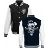 Baseballová mikina s motívom Biker Skull