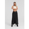 SUKŇA KARL LAGERFELD JEANS KLJ HR SHANK DENIM MAXI SKIRT WASHED WISER BLACK
