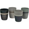 BREDEMEIJER Sven Sada 4 keramických čajových šálok, objem: 0,20 litra, výška: 111 mm