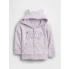 GAP Baby mikina s logom VintageSoft Fialová 0-3M Fialová Fialová