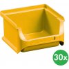 Allit Plastové boxy PLUS 1, 102 x 100 x 60 mm, žlté, 30 ks