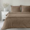 POSTEĽNÉ OBLIEČKY SATÉNOVÉ VERA 220X200CM HNEDÉ