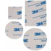 Merco 3M Fix Plates sada obojstranných nálepiek 4 ks biela