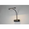 TRIO 279770132 CURTIS nástenné svietidlo s flexibilným ramenom SMD LED 4W/400lm 3000K čierna matná, stmievateľné