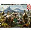 Puzzle Fierce Dinosaurs Educa 1000 dielov a Fix lepidlo