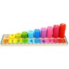 Tooky Toy Nasadzovanie Čísla 0-9 a farby