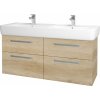 Dreja Umývadlová skrinka Q MAX SZZ4 120 - D15 Nebraska / Úchytka T01 / D15 Nebraska