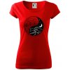 Yin & Yang hory a moře - Dámske tričko Pure - 2XL ( Červená )