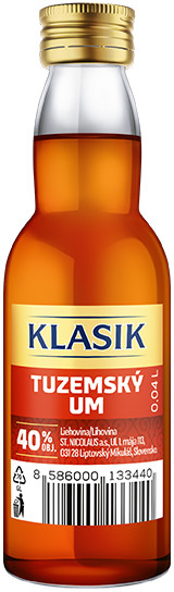 St. Nicolaus Tuzemský Um Nicolaus 40% 0,04 l (čistá fľaša)