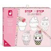 Janod Step by step Kreatívna sada Kreslenie krok za krokom Kawai