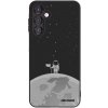 Picasee silikónový čierny obal pre Samsung Galaxy A16 5G - Astronaut