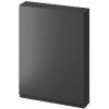 Cersanit Moduo, závesná skrinka 60x14x80 cm, antracitová matná, S590-083
