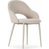 Béžové čalúnené jedálenské stoličky v súprave 2 ks Lia – Marckeric