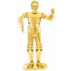 Metal Earth Luxusná oceľová stavebnica Star Wars - C-3PO zlatý