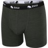 Pánske boxerky Zulu Merino 160 6in Veľkosť: L / Farba: tmavozelená
