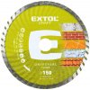 EXTOL CRAFT Kotúč diamantový rezný, turbo - suché aj mokré rezanie, ? 150 × 22,2 × 2,3 mm 108853