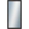 DANTIK - Zrkadlo v rámu, rozmer s rámom 50x100 cm z lišty 4020 hnedá (2767)