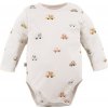 Eevi Body s dlhým rukávom Cars&Bears ecru - 80