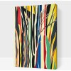 Vymalujsisam.sk Maľovanie podľa čísiel - Abstraktné stromy vo farbách Veľkosť: 20x30cm, Rám: Na kartónovej doske